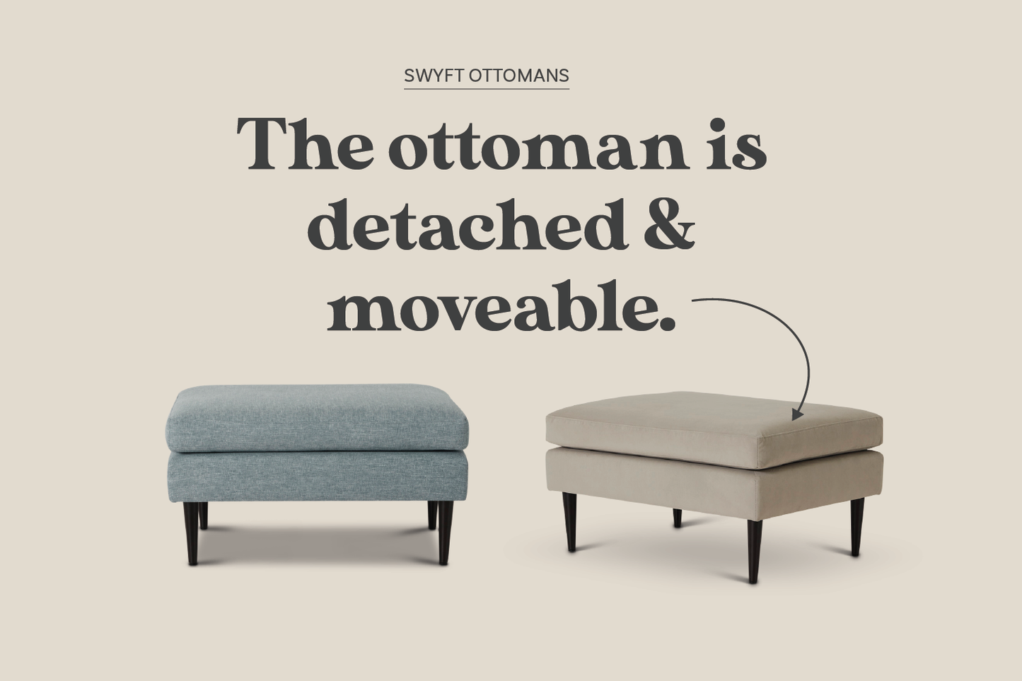Model 02 2-Seater Right Chaise Sofa